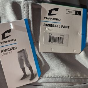 Mens Knicker baseball pants nwt